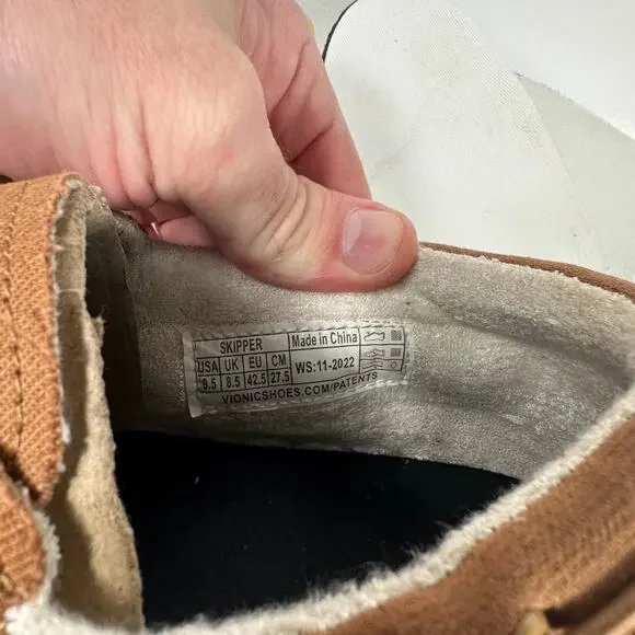 Vionic Skipper Boat Shoes – Men’s Size 9.5 – Eco-Conscious | NWT / No box - Picture 7 of 10